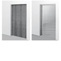 Montaje de Magneo CS80 empotrado en perta de madera o de cristal