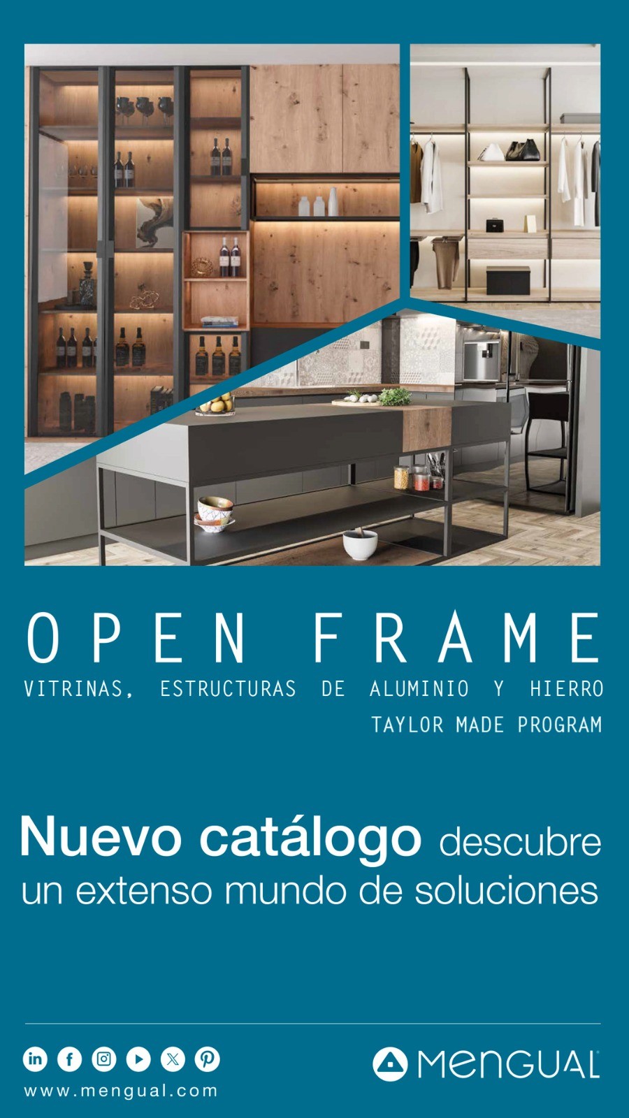 open frame vitrinas