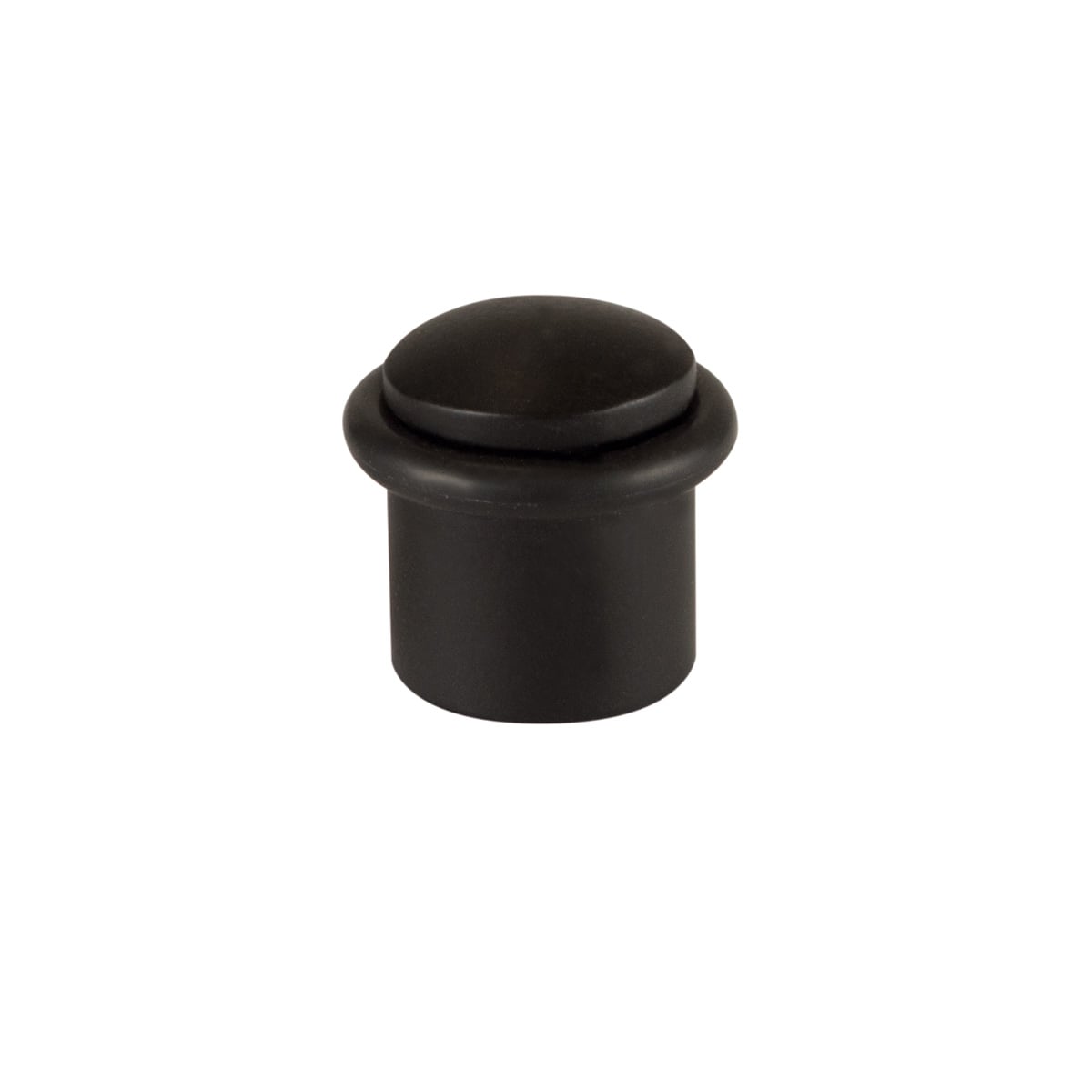 TELMO - Tope para puertas de fijación tornillo - Negro Mate