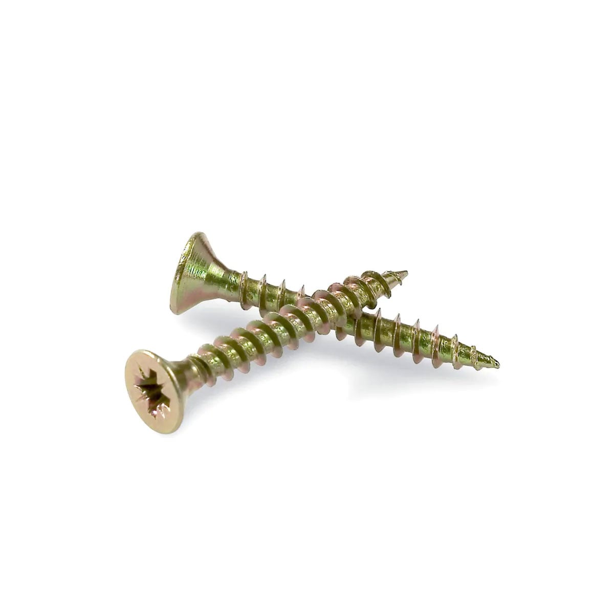 Tornillo pozidrive bicromatado