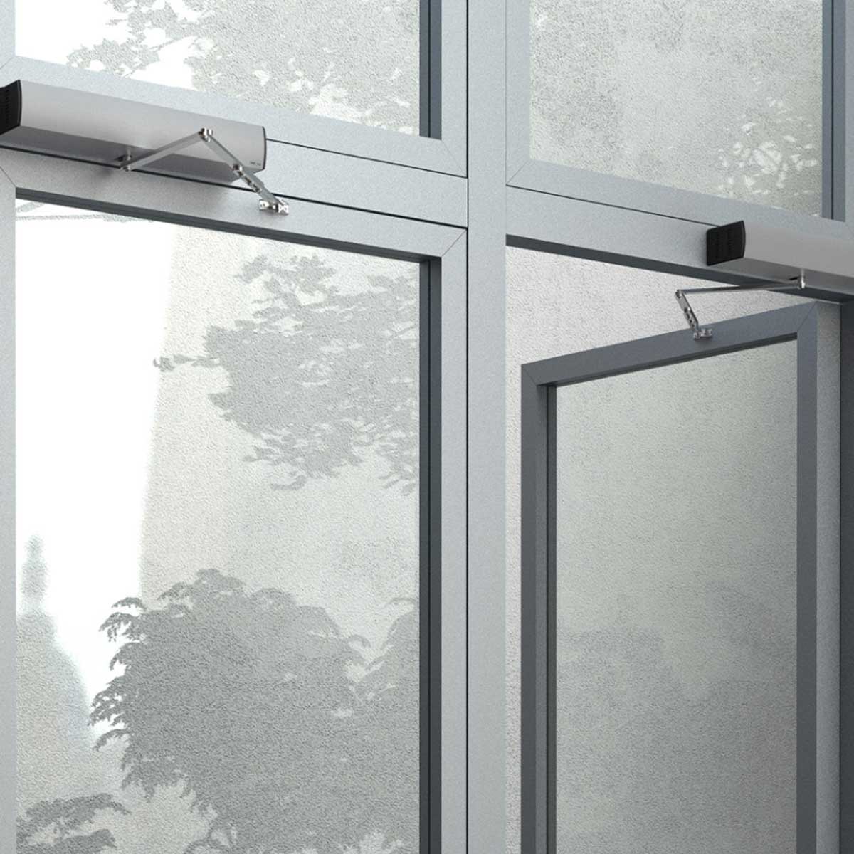 CONSERJE - Cierrapuertas automático para puertas de madera, metal o vidrio hasta 140Kg