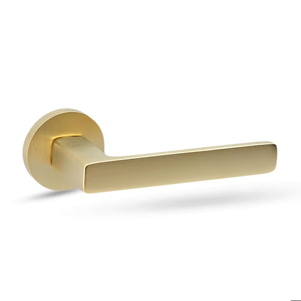 Manillas para puerta de roseta redonda Dadá de Groël | R/815 R8-PWLS
