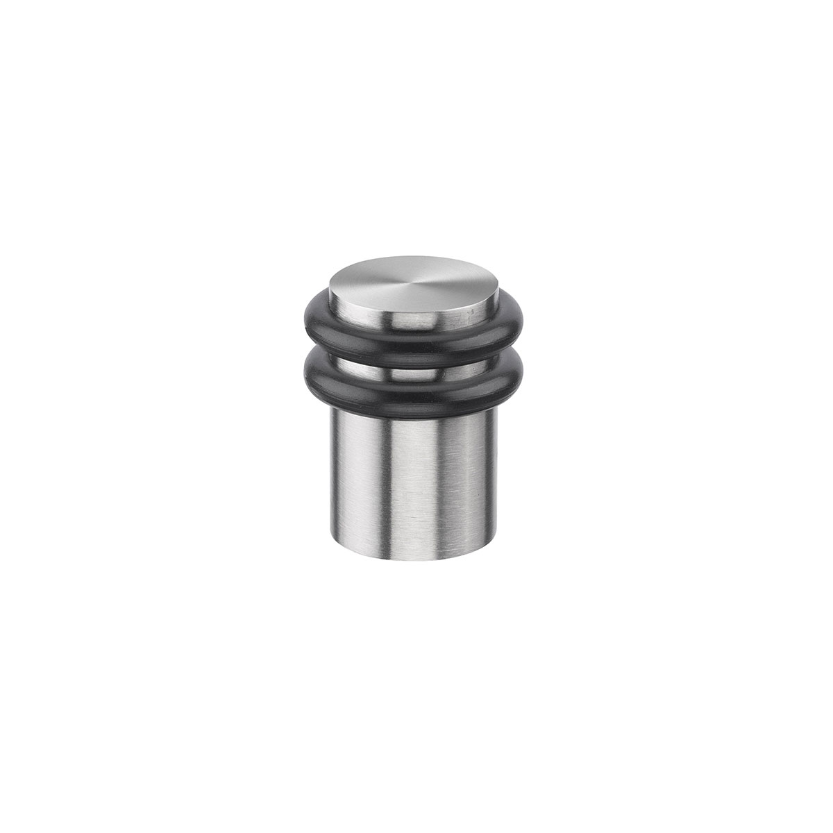 Tope para puerta Ø25 con doble goma y fijación tornillo