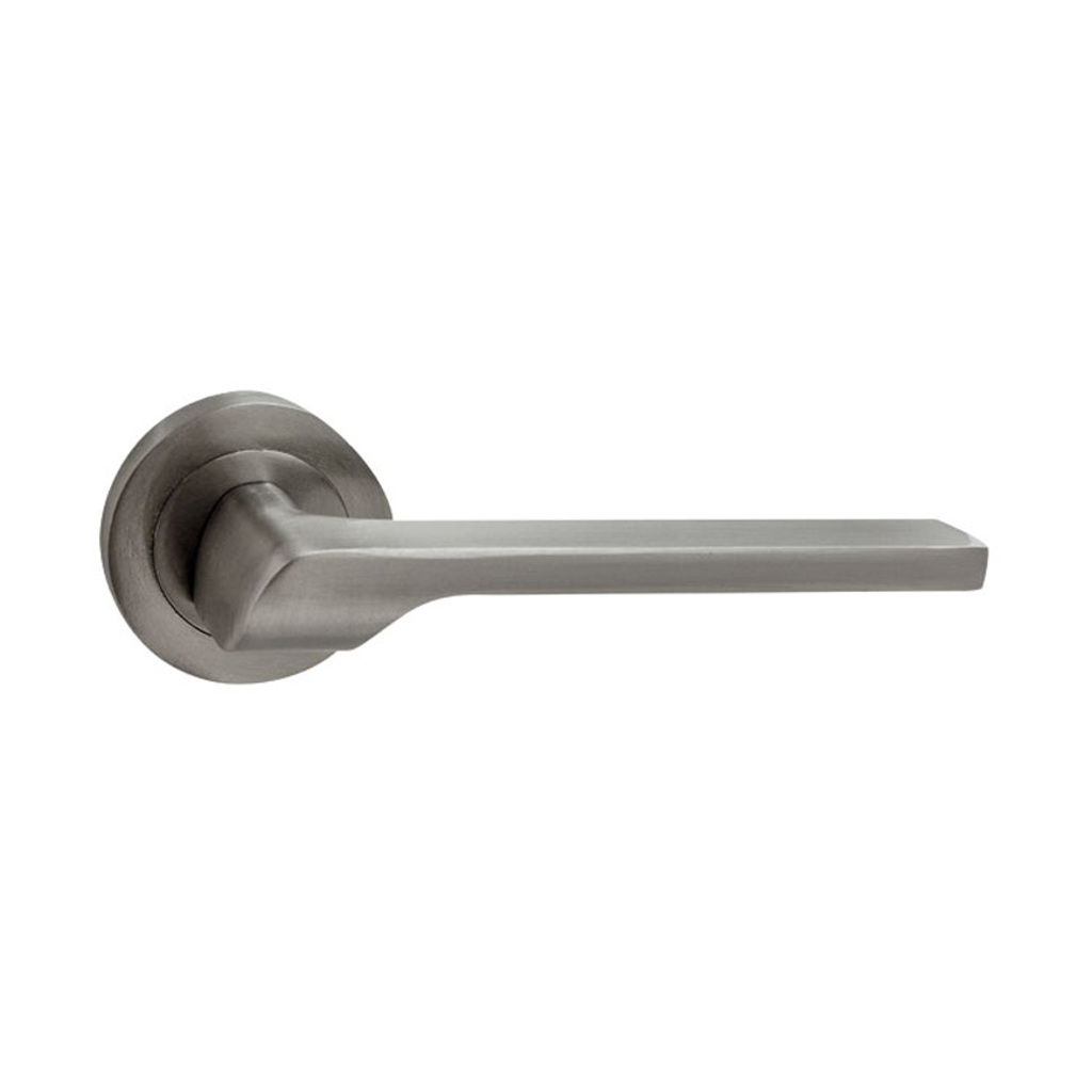 BRISA Eco - Manilla de roseta redonda Selec | Efecto Inox