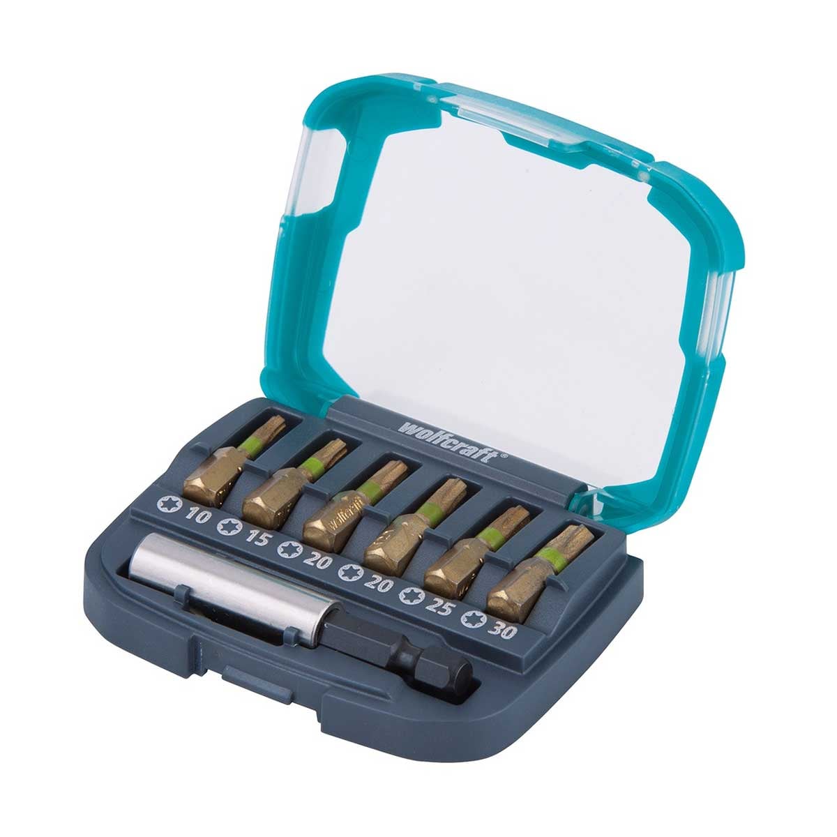 Juego 6 Puntas Torx calidad Diamante + Adaptador Magnetico
