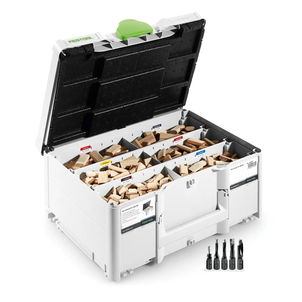 Surtido de lavijas de unión Festool DOMINO DS 1060 BU