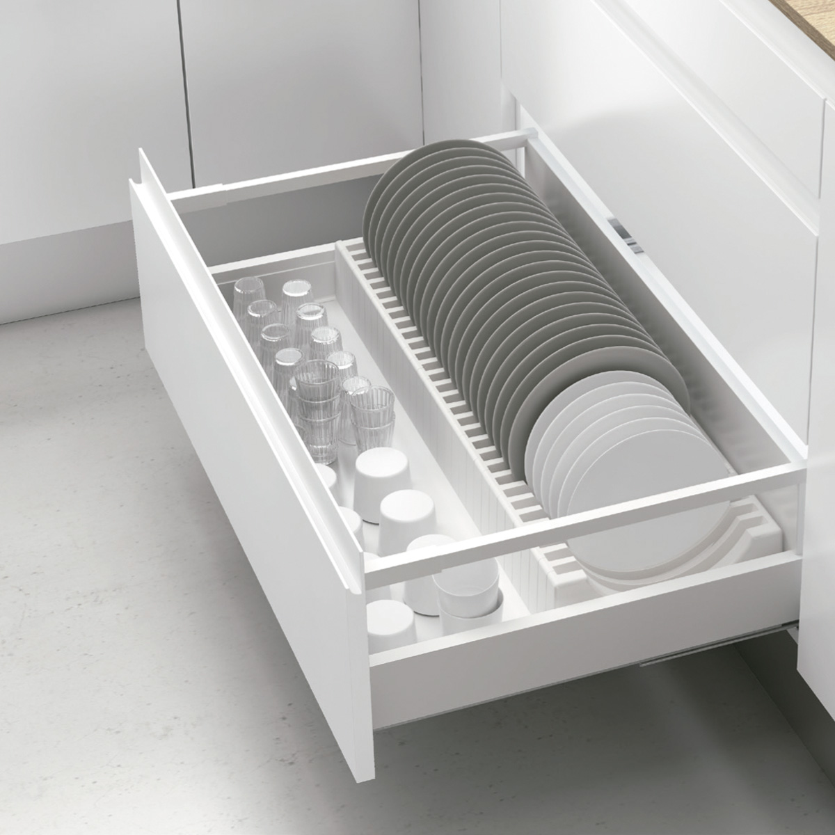 R/481113 Compact Soporte Platos Blanco