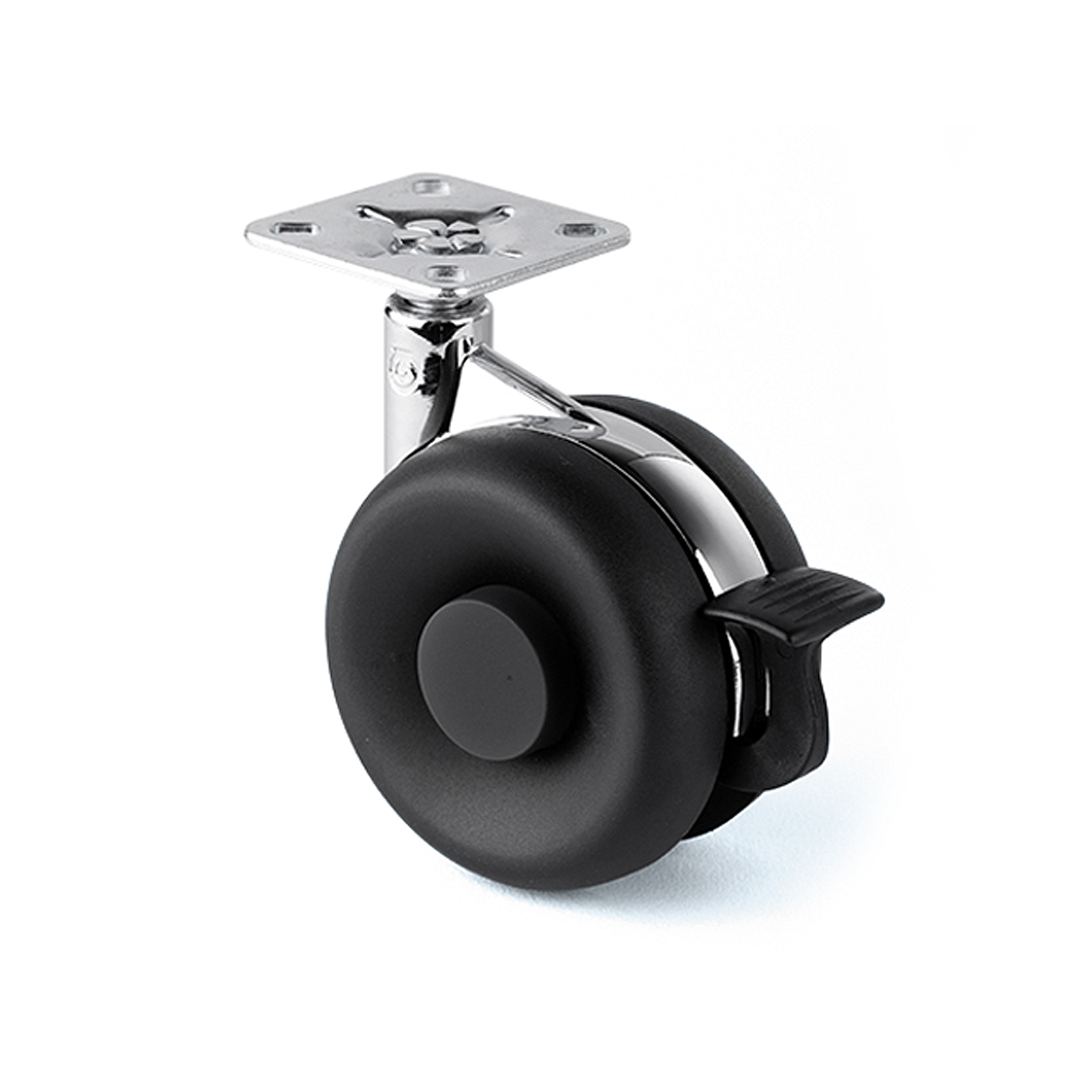 Rueda Plet. Moscu Negra con freno