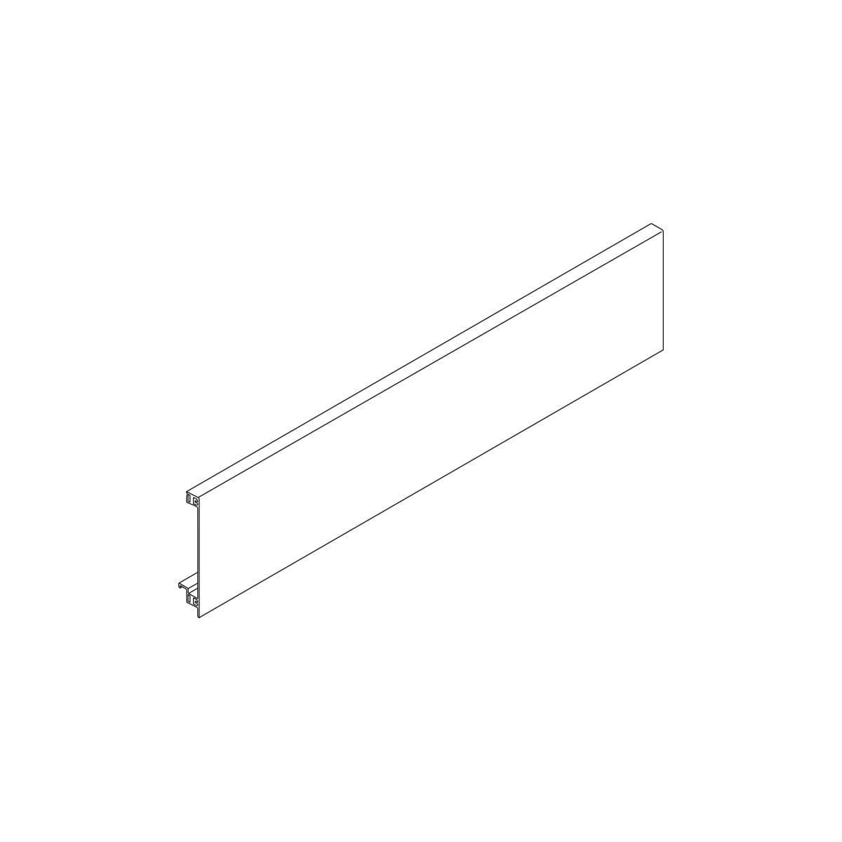 Perfil delantero cajón interior Legrabox Blum Mengual