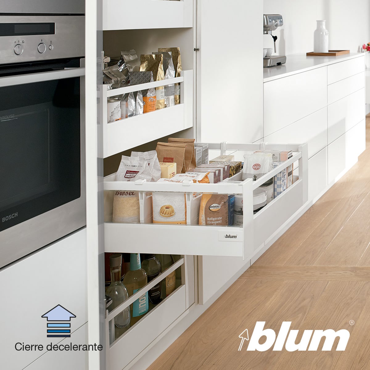 Cacerolero Interior Perfil M Trasera D Blumotion Blum Tandembox Antaro