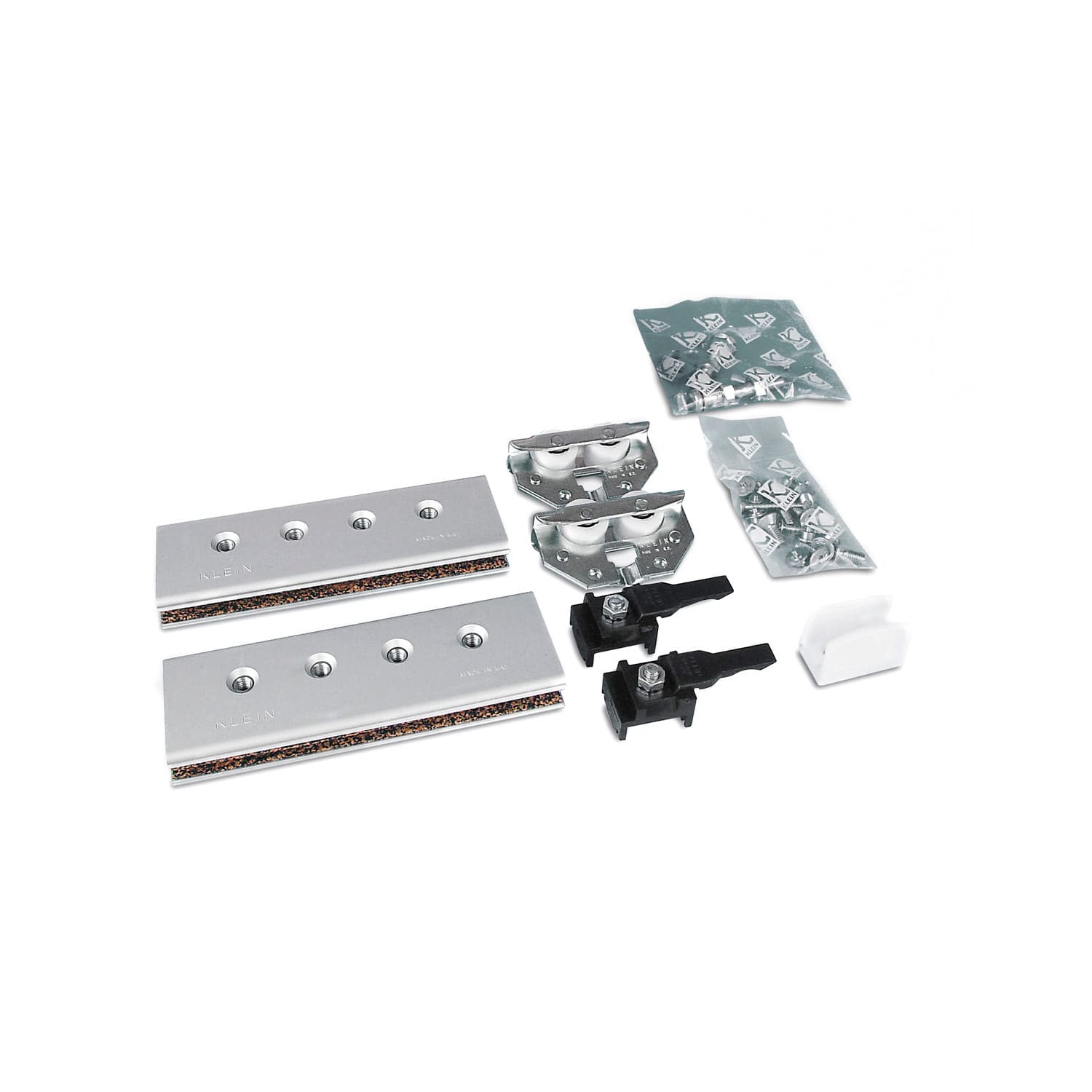 Juego accesorios puerta cristal guia corredera Klein NK-Glass-80