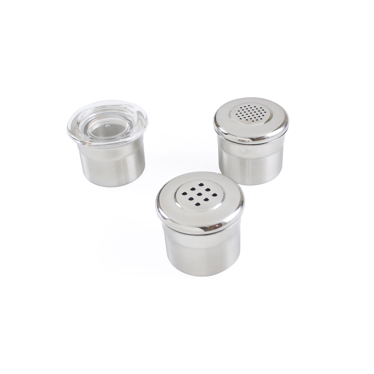Tarro Inox Con Tapa Cristal