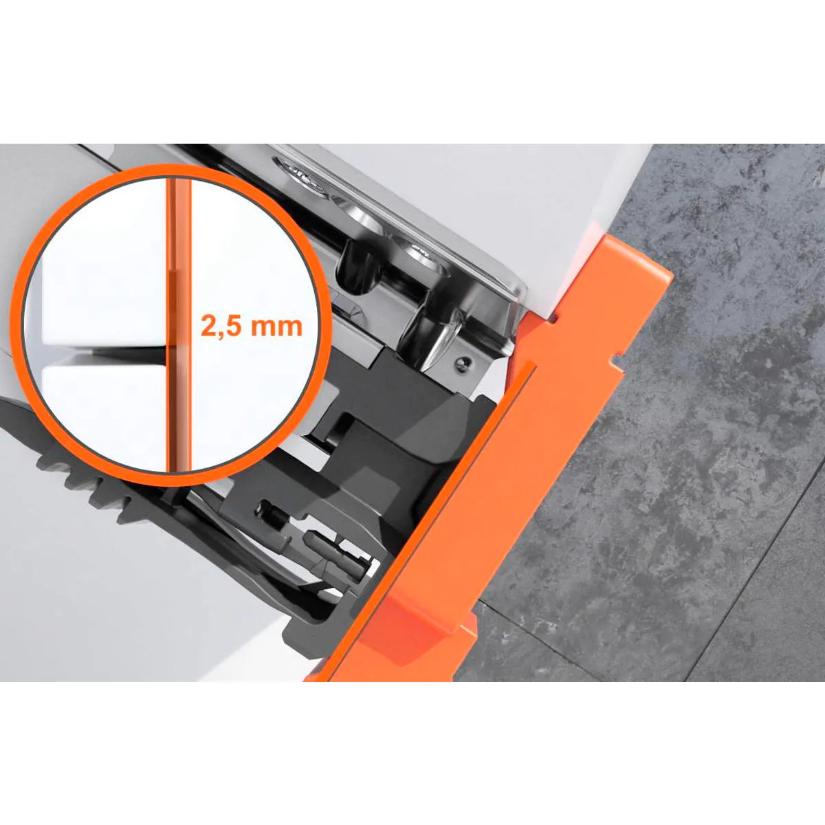 Fresadora Manual BLUM para fondos de cajón Legrabox/Tandembox