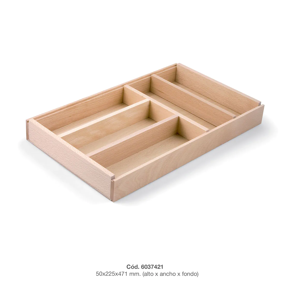 Cuberteros de madera para interior de cajón COLOMBO Mengual