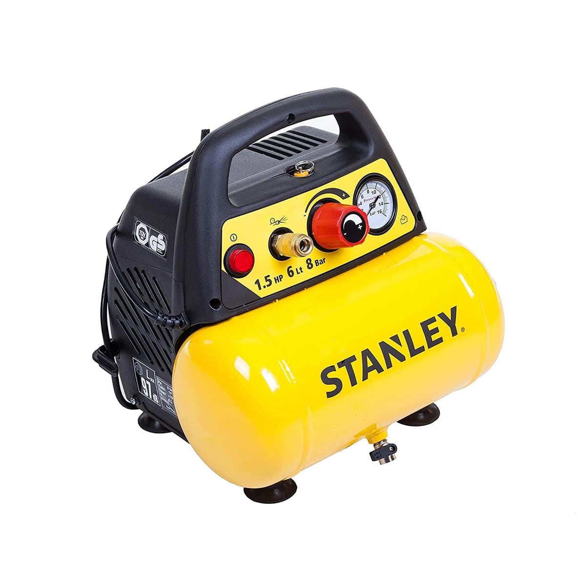 Compresor portatil STANLEY VENTO. Sin mantenimiento.