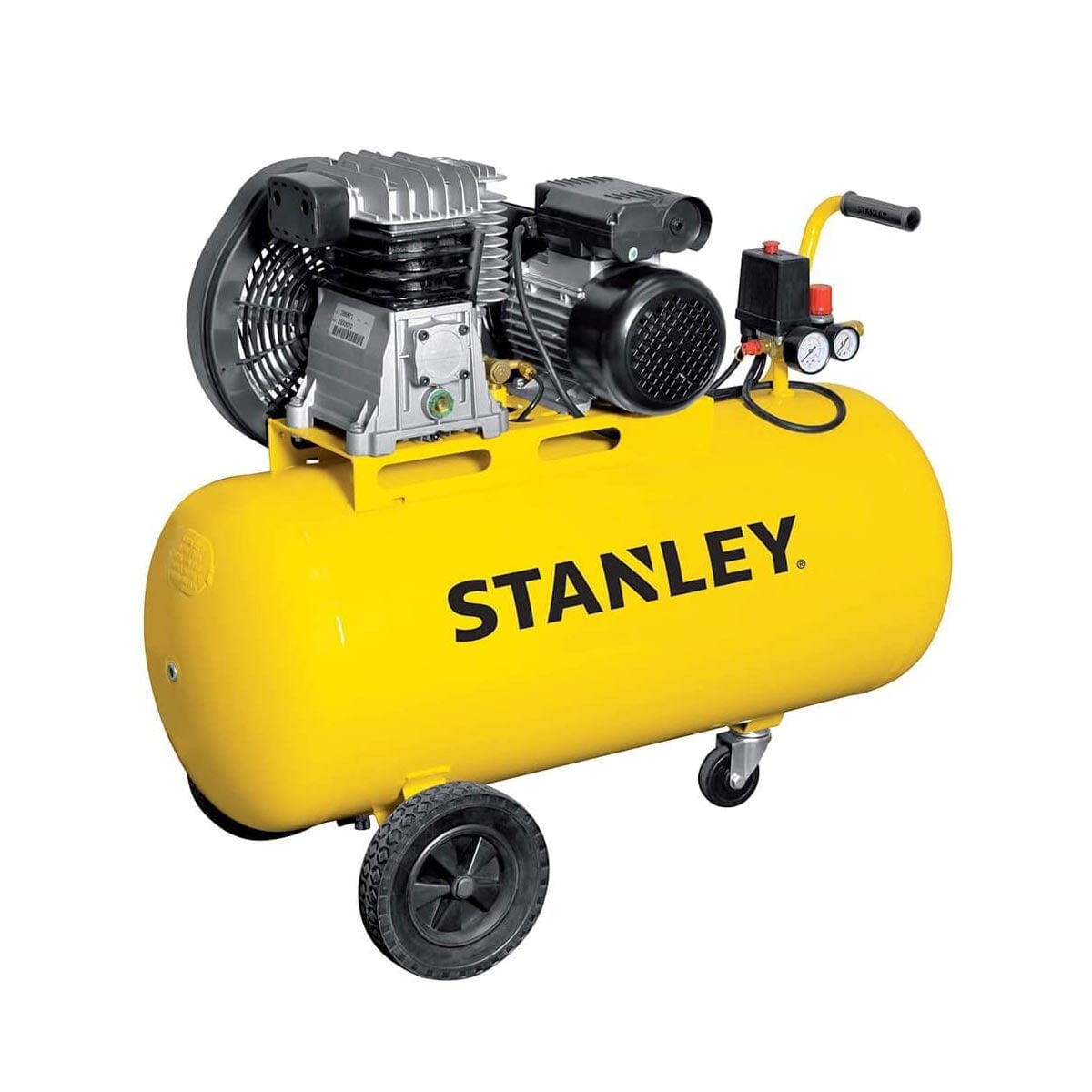 Compresor industrial STANLEY de 3 caballos y 100L.