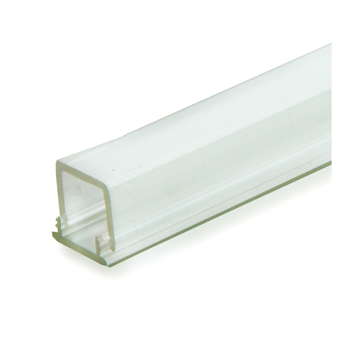 Perfil Termoplástico LED forma U con tapa transparente modelo Gino