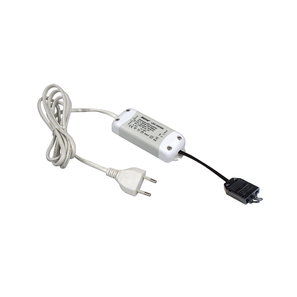 Hera Transformador Led 350Ma/  9W Con 9 Vias Y Cable C/Enchufe 2M