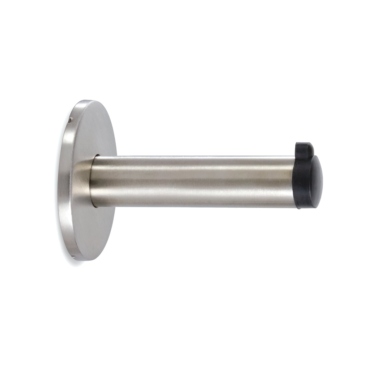 Percha con tope de goma en inox
