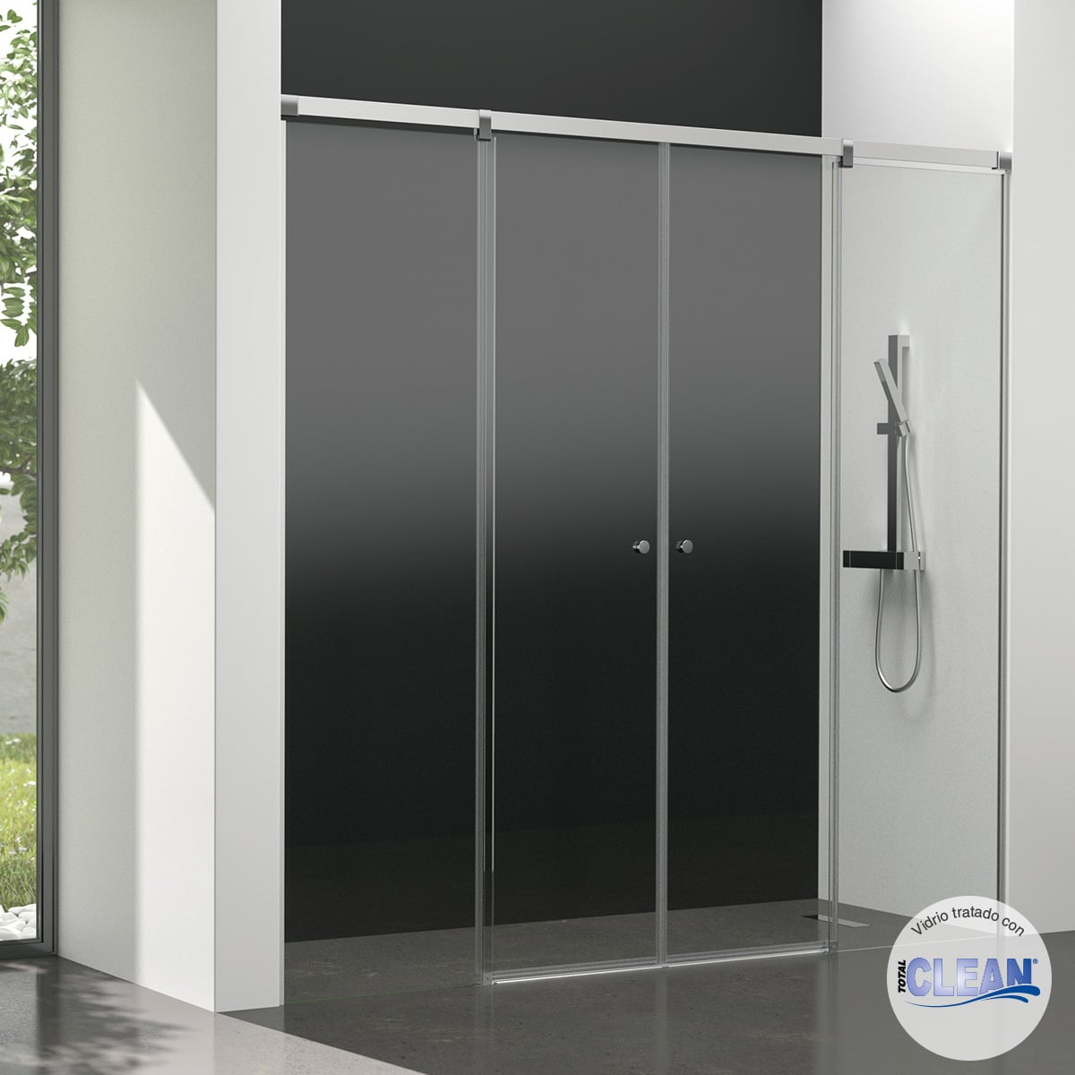 Mampara Kala 4C con tratamiento Total Clean