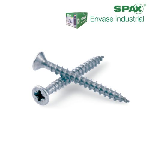 POZIDRIVE - Tornillos SPAX Inox de cabeza plana (Envase Industrial)