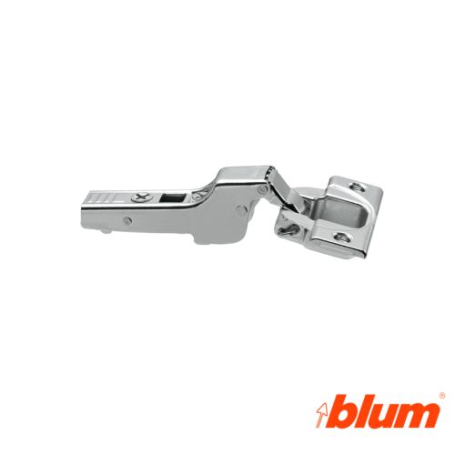 Bisagra acodada Blum Clip Top Ø35 mm. Apertura a 110º para costados de 16 mm. Sistema Expulsión Tip-On. 