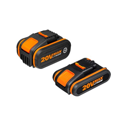 Pack 2 Baterías 20V 2.0Ah y 4.0Ah Li-Ion