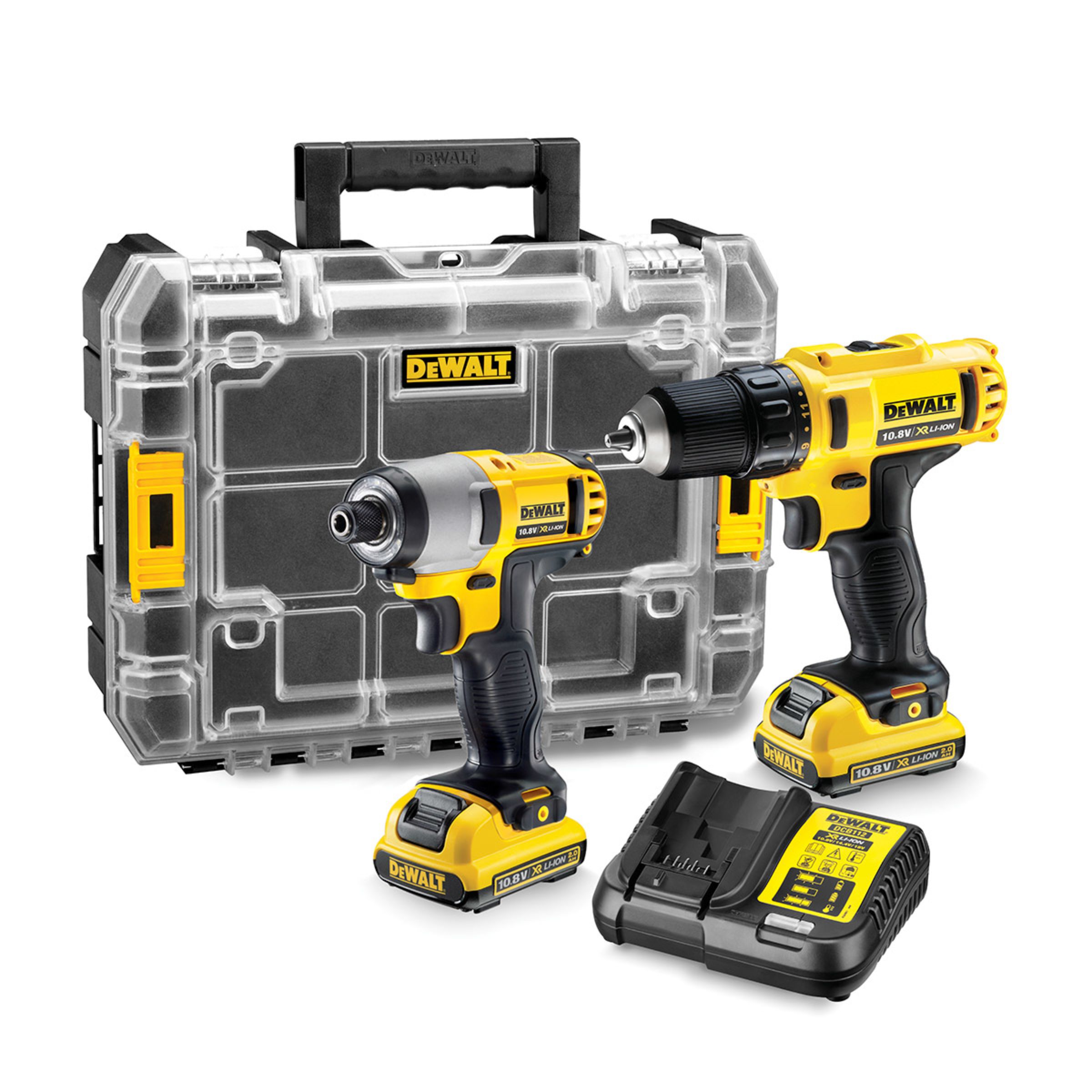 Kit Atornillador de impacto DCK211D2T(10,8V) - 2 Baterías