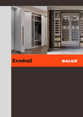 Sistema de puertas escamoteables salice exedra