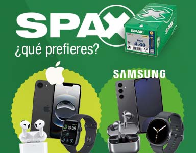 Oferta promocional de mengual en todos los productos Spax, SpeedPoint y Fadis