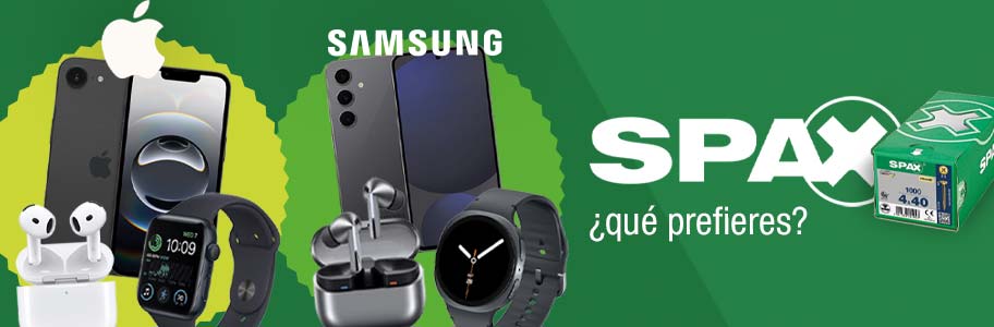 Oferta promocional de mengual en todos los productos Spax, SpeedPoint y Fadis