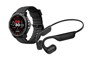Conjunto Smartwatch de actividad + Auriculares de conducci&oacute;n a&eacute;rea