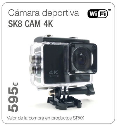 cámara deportiva 4K